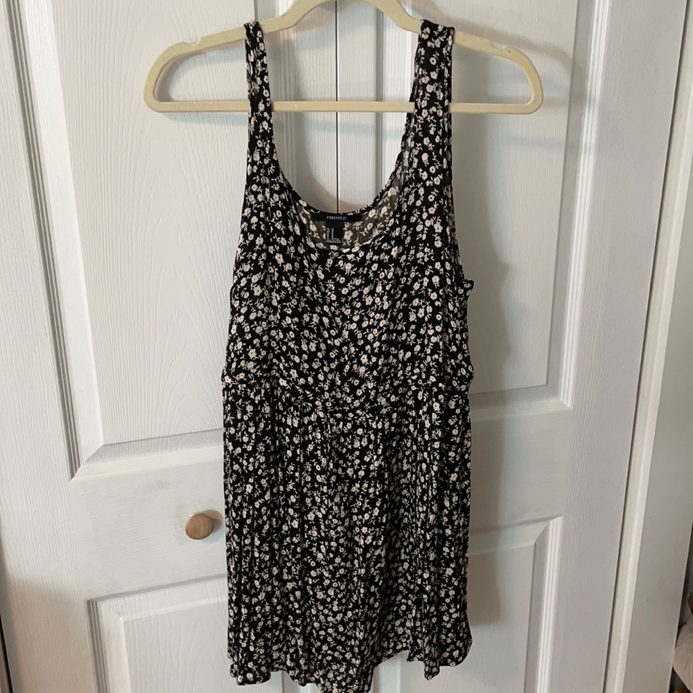 Babydoll floral pattern dress